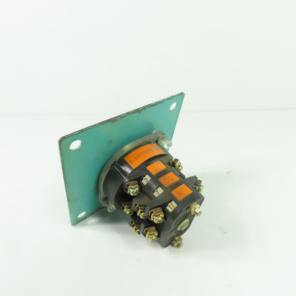 Fuji Electric F-1M3324HB Rotary Cam Switch W/ Mounting Plate