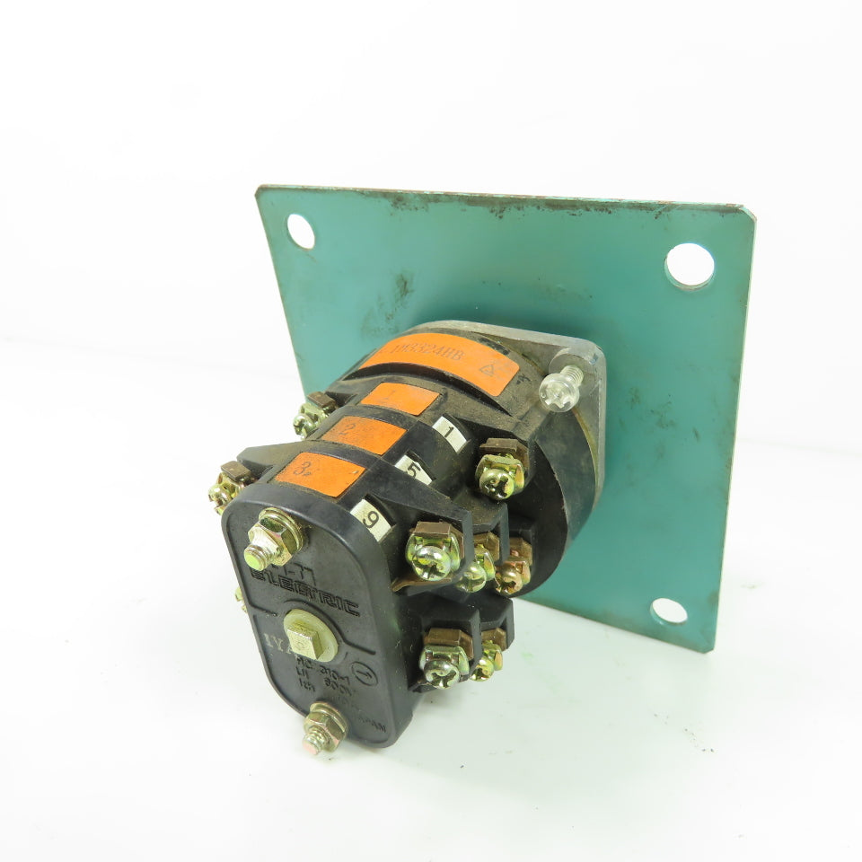 Fuji Electric F-1M3324HB Rotary Cam Switch W/ Mounting Plate