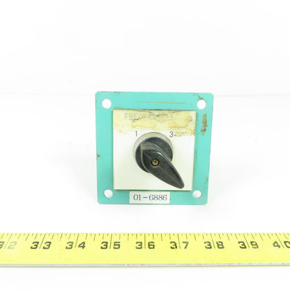 Fuji Electric F-1M3324HB Rotary Cam Switch W/ Mounting Plate