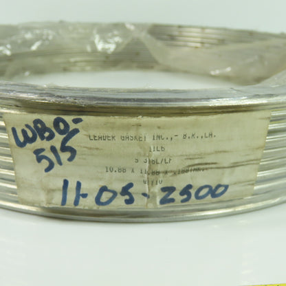 Leader Gasket 316L/LF Stainless Spiral Wound Gasket 10.88 x11.88 x.188 Lot/10