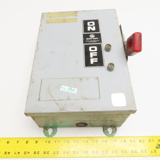 General Electric THN3361J 30A 600V 3P Non Fusible Safety Disconnect Switch