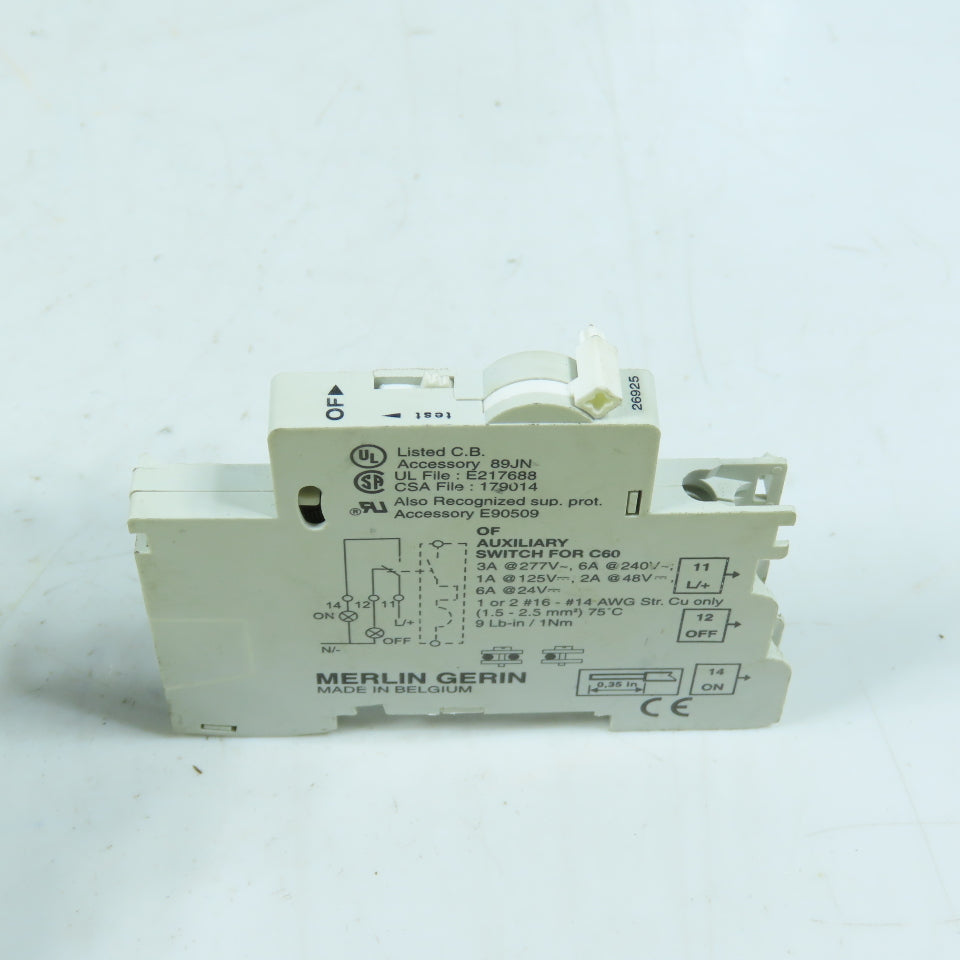 Merlin Gerin 26925 OF Auxiliary Switch for C60 Circuit Breaker Lot of 10