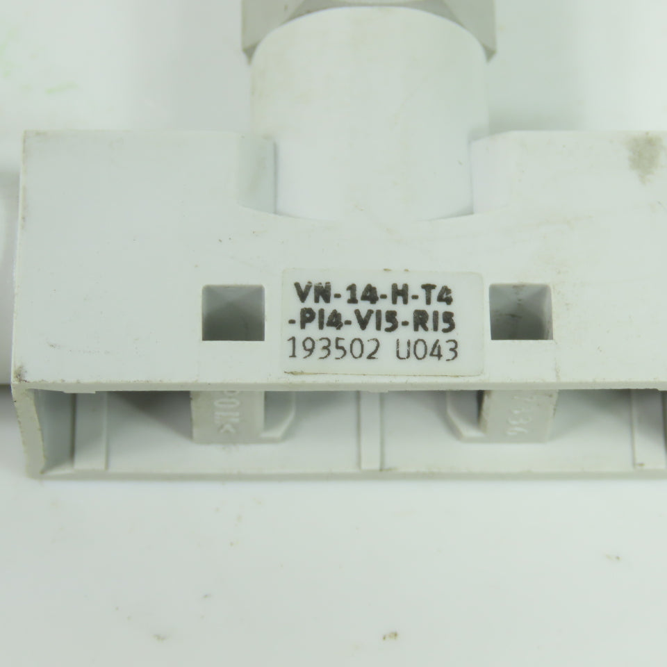 Festo 193502 VN-14-H-T4-PI4-VI5-RI5 Vacuum Generator High Vacuum w/ Silencer