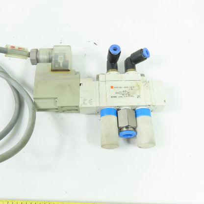 SMC SY5120-5DZ-01F-Q 5-Port Solenoid Valve 24VDC Coil 0.15-0.7MPa