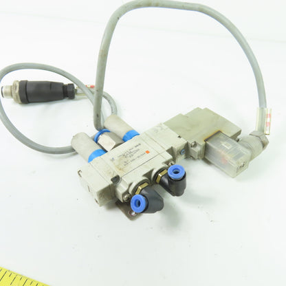 SMC SY5120-5DZ-01F-Q 5-Port Solenoid Valve 24VDC Coil 0.15-0.7MPa