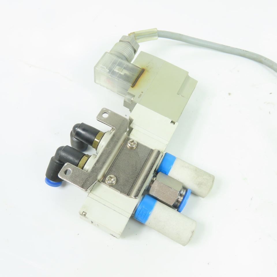 SMC SY5120-5DZ-01F-Q 5-Port Solenoid Valve 24VDC Coil 0.15-0.7MPa