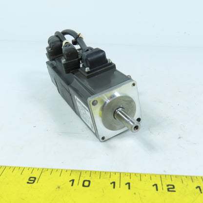 Mitsubishi HF-KP13B 100W AC Servo Motor 3000RPM 3Ph 106V Brake