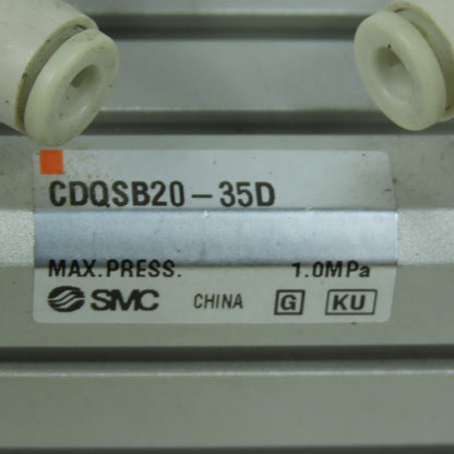 SMC CDQSB20-35D-M9NS Double Acting Air Cylinder 20mm Bore 35mm Stroke Lot Of 2