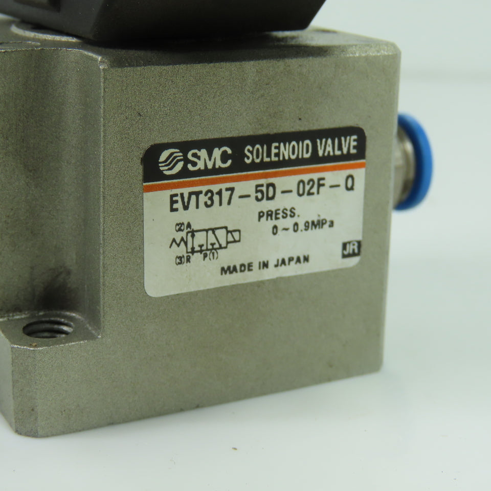 SMC EVT317-5D-02F-Q Solenoid Valve DC24V 0.9MPa