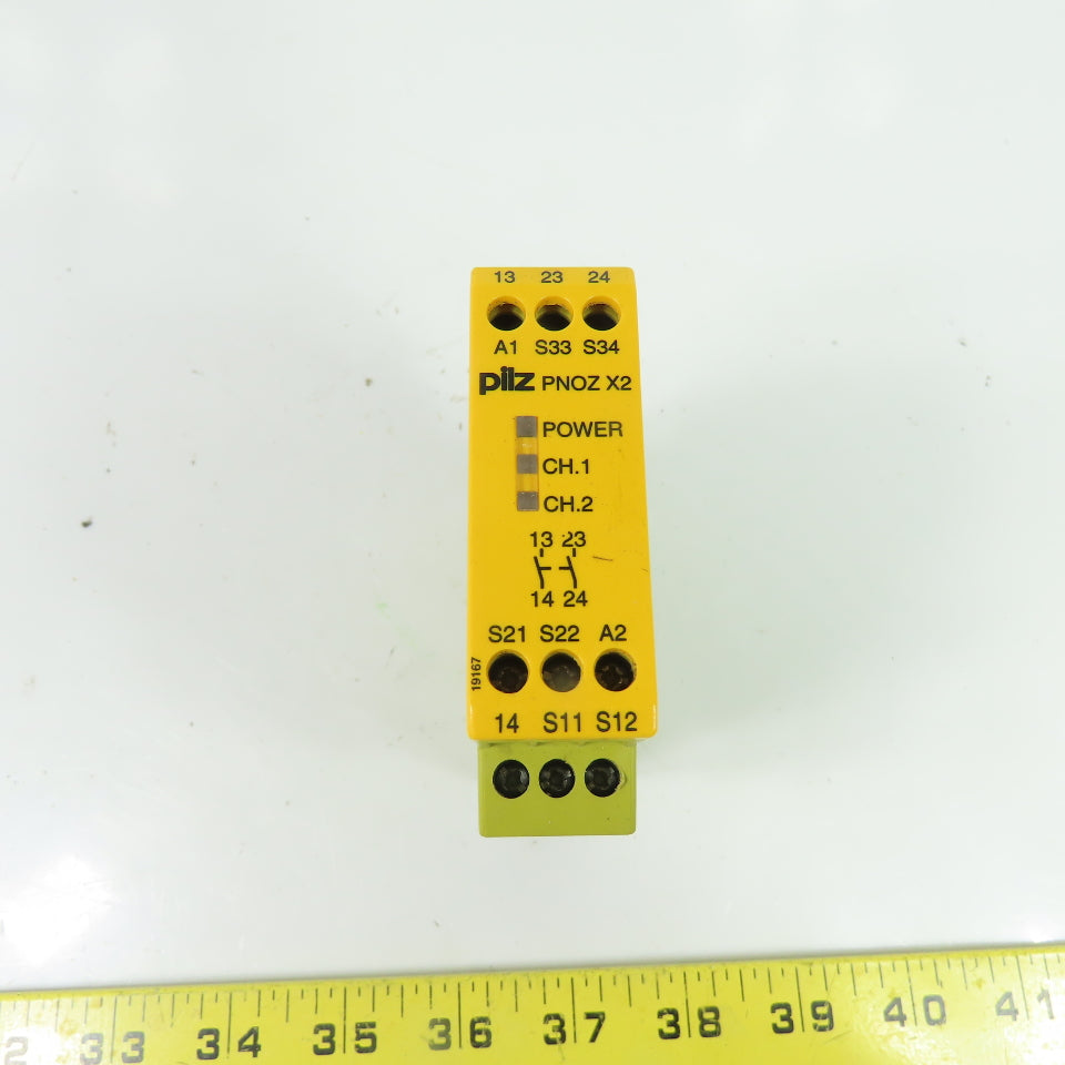 Pilz 774303 PNOZ X2 Safety Relay 24VAC/DC 2n/o