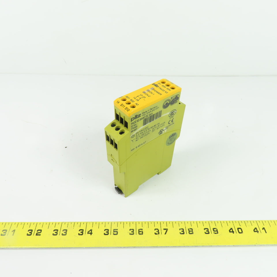 Pilz 774303 PNOZ X2 Safety Relay 24VAC/DC 2n/o – Bullseye Industrial Sales