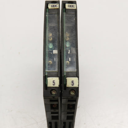 Entrelac 8 014.25 60VDC Optocoupler Terminal Block Lot Of 2