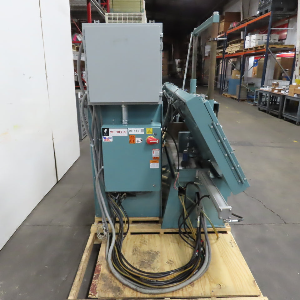 W.F. Wells F-16-2 16x20 Twin Post Semi-Auto Horizontal Band Saw 480V 3PH (Clean)