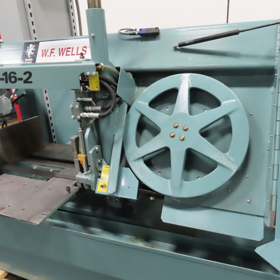 W.F. Wells F-16-2 16x20 Twin Post Semi-Auto Horizontal Band Saw 480V 3PH (Clean)