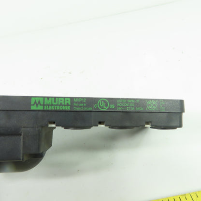 Murr Elektronik 27115 MVP12 6-Port M12 Distribution Box 24VDC