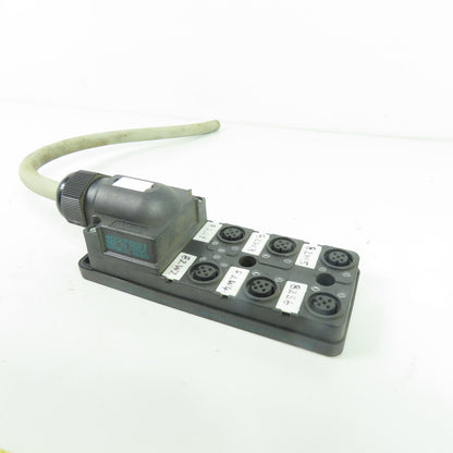 Murr Elektronik 27115 MVP12 6-Port M12 Distribution Box 24VDC
