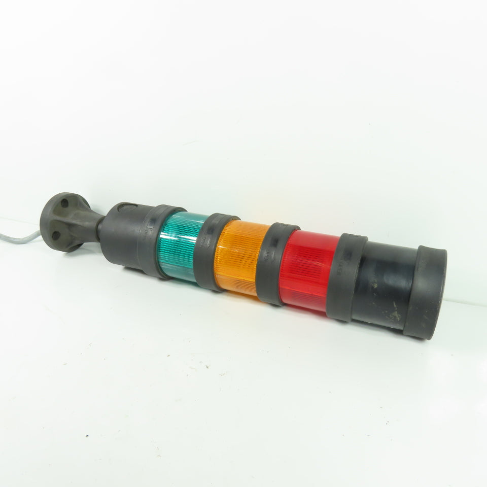 Telemecanique 3-Tier Green Orange Red Industrial Signal Tower 2-230V