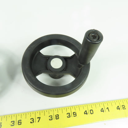 Revolving Machine Handwheels 100mm OD 10mm Bore Lot of 2