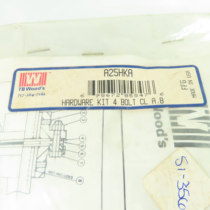 A25HKA Hardware Kit for 4 Bolt CL A,B Coupling