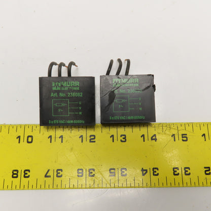 Murr Elektronik 236082 3 x 575VAC 4kW 50/60Hz Motor Suppressor Lot Of 2
