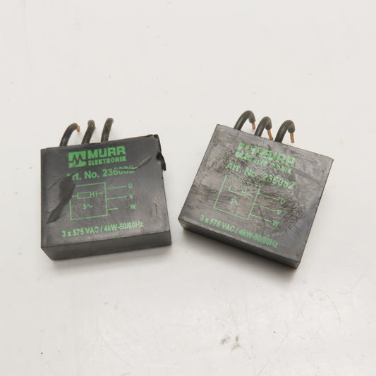 Murr Elektronik 236082 3 x 575VAC 4kW 50/60Hz Motor Suppressor Lot Of 2