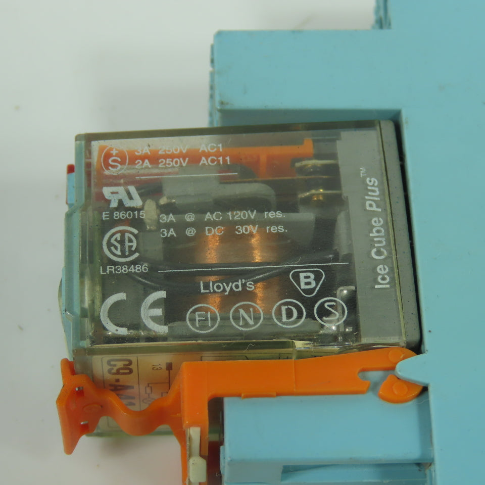Releco C9-A41 Ice Cube Relays 115VAC with Sockets Lot of 5