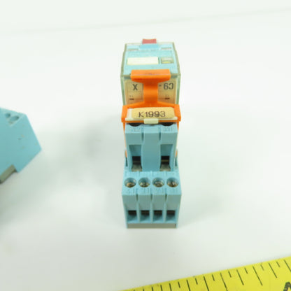 Releco C9-A41 Ice Cube Relays 115VAC with Sockets Lot of 5