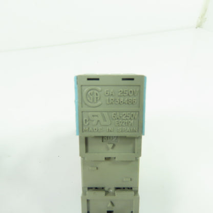Releco C9-A41 Ice Cube Relays 115VAC with Sockets Lot of 5