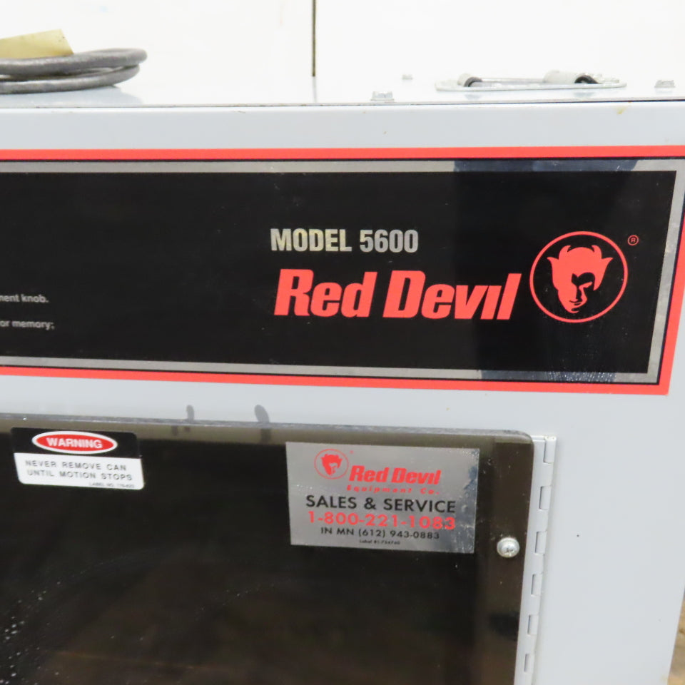 Red Devil 5600 Auto Sperse Paint Shaker Mixer Enclosed Cabinet