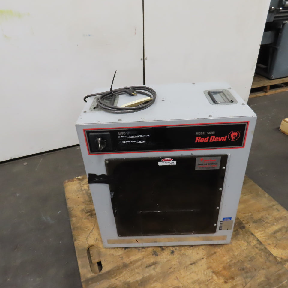 Red Devil 5600 Auto Sperse Paint Shaker Mixer Enclosed Cabinet