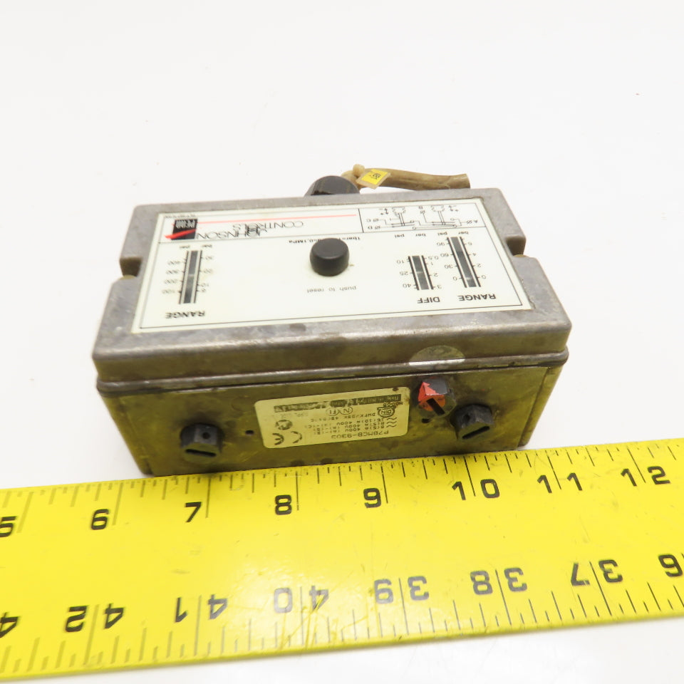 Johnson Controls P78MCB-9303 Pressure Control Switch 100-400PSI 6-30Bar