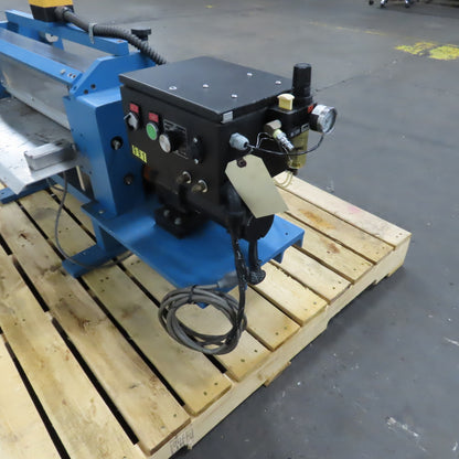 Schaefer Machine 18" Variable Speed Smoothing Press 0-25 FPM 115V 90PSI Tested