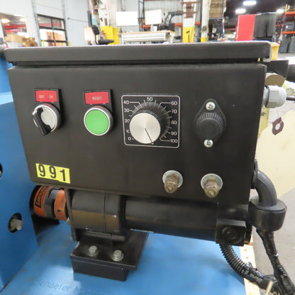 Schaefer Machine 18" Variable Speed Smoothing Press 0-25 FPM 115V 90PSI Tested