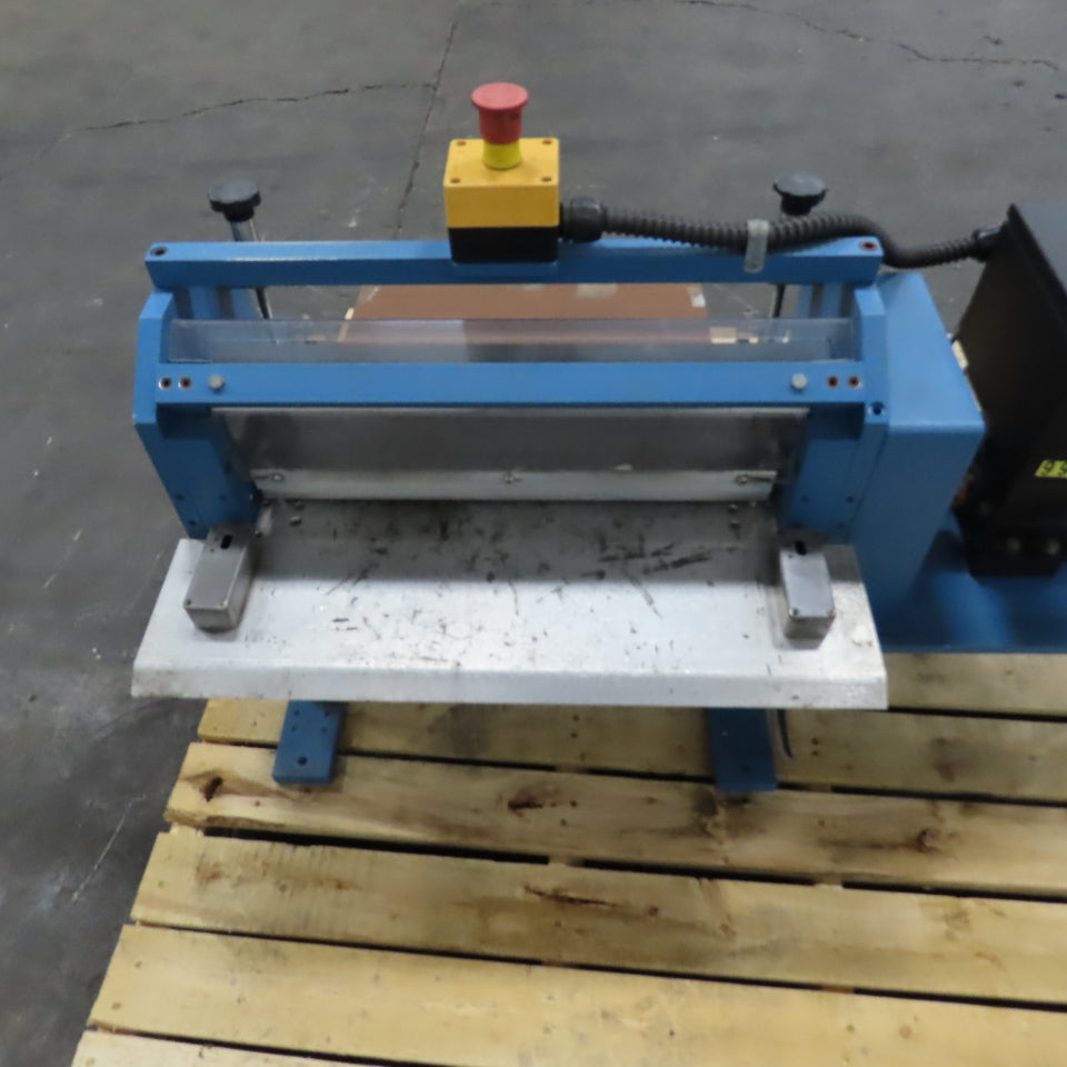 Schaefer Machine 18" Variable Speed Smoothing Press 0-25 FPM 115V 90PSI Tested