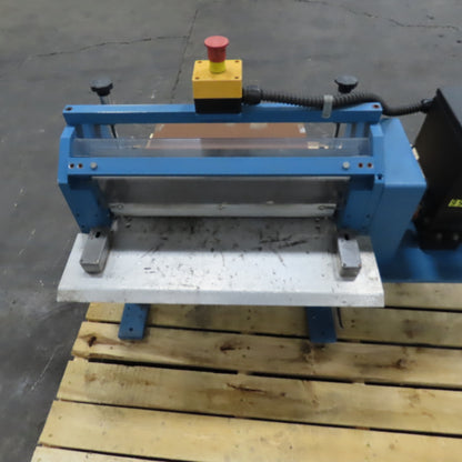 Schaefer Machine 18" Variable Speed Smoothing Press 0-25 FPM 115V 90PSI Tested
