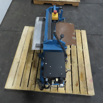 Schaefer Machine 18" Variable Speed Smoothing Press 0-25 FPM 115V 90PSI Tested