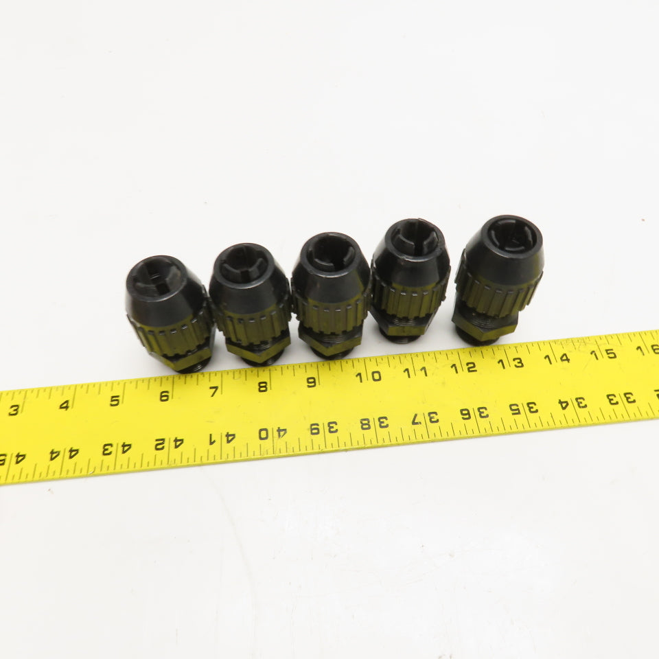 T&B 3/4" Non Metallic Cable Grip Cord Strain Relief 1/2"-3/4" Lot Of 5