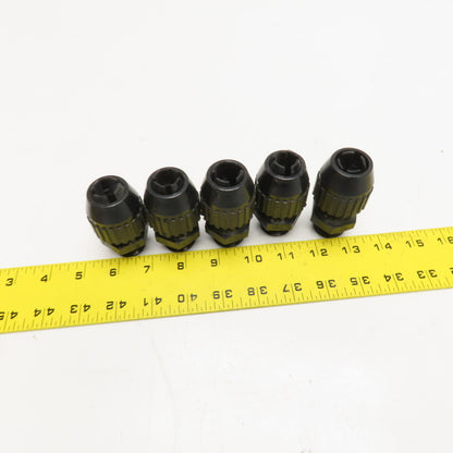 T&B 3/4" Non Metallic Cable Grip Cord Strain Relief 1/2"-3/4" Lot Of 5