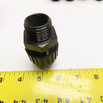 T&B 3/4" Non Metallic Cable Grip Cord Strain Relief 1/2"-3/4" Lot Of 5