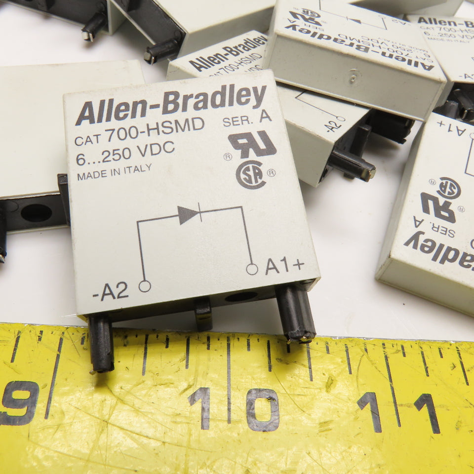 Allen Bradley 700-HSMD 6-250VDC Diode Surge Suppressor Lot Of 14