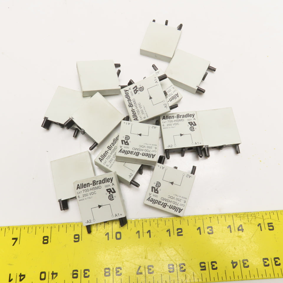 Allen Bradley 700-HSMD 6-250VDC Diode Surge Suppressor Lot Of 14