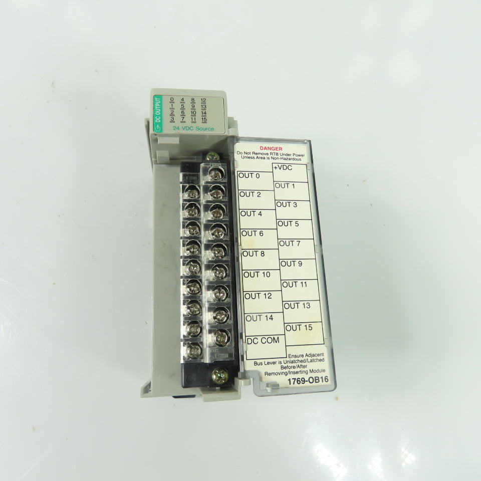 Allen-Bradley 1769-OB16 Compact I/O 16-Point 24VDC Sourcing Output Module Ser B