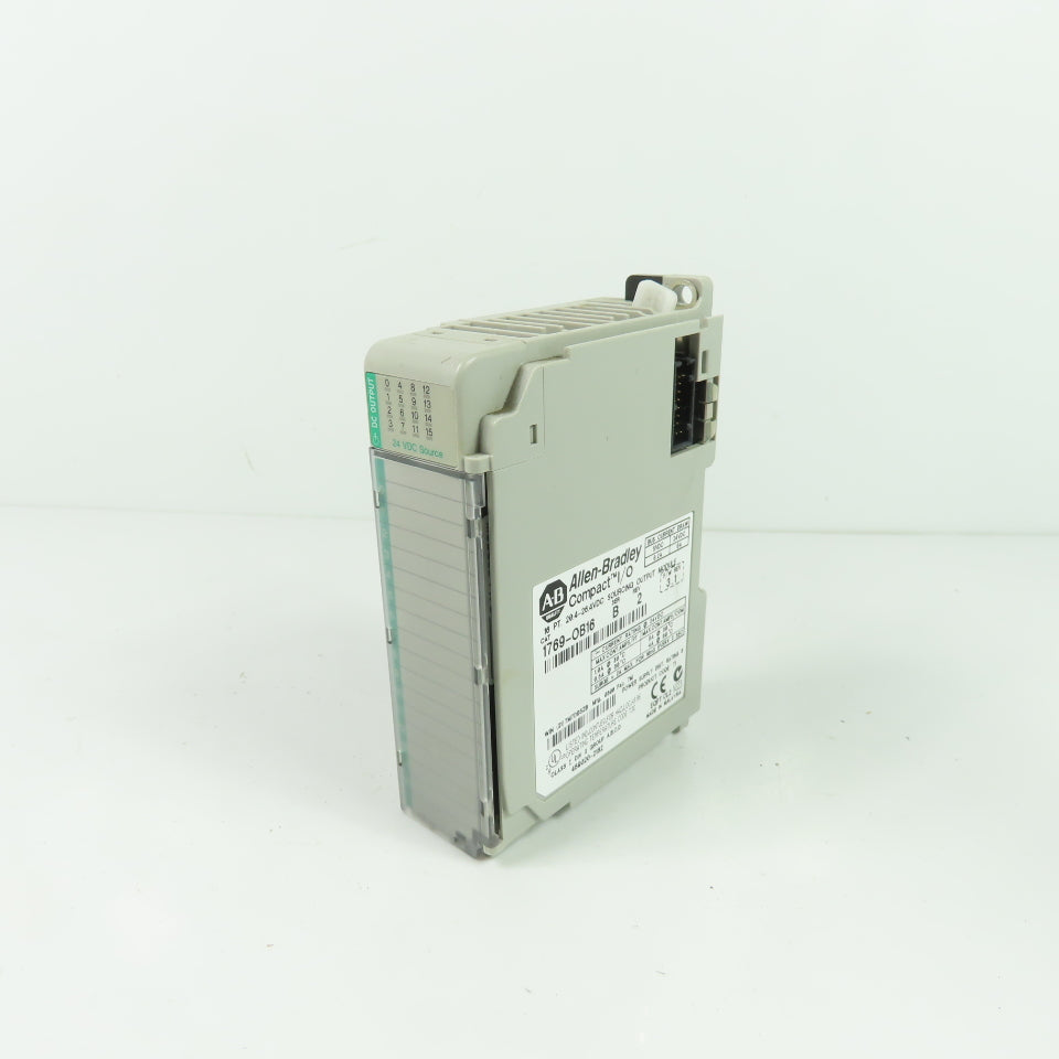 Allen-Bradley 1769-OB16 Compact I/O 16-Point 24VDC Sourcing Output Module Ser B