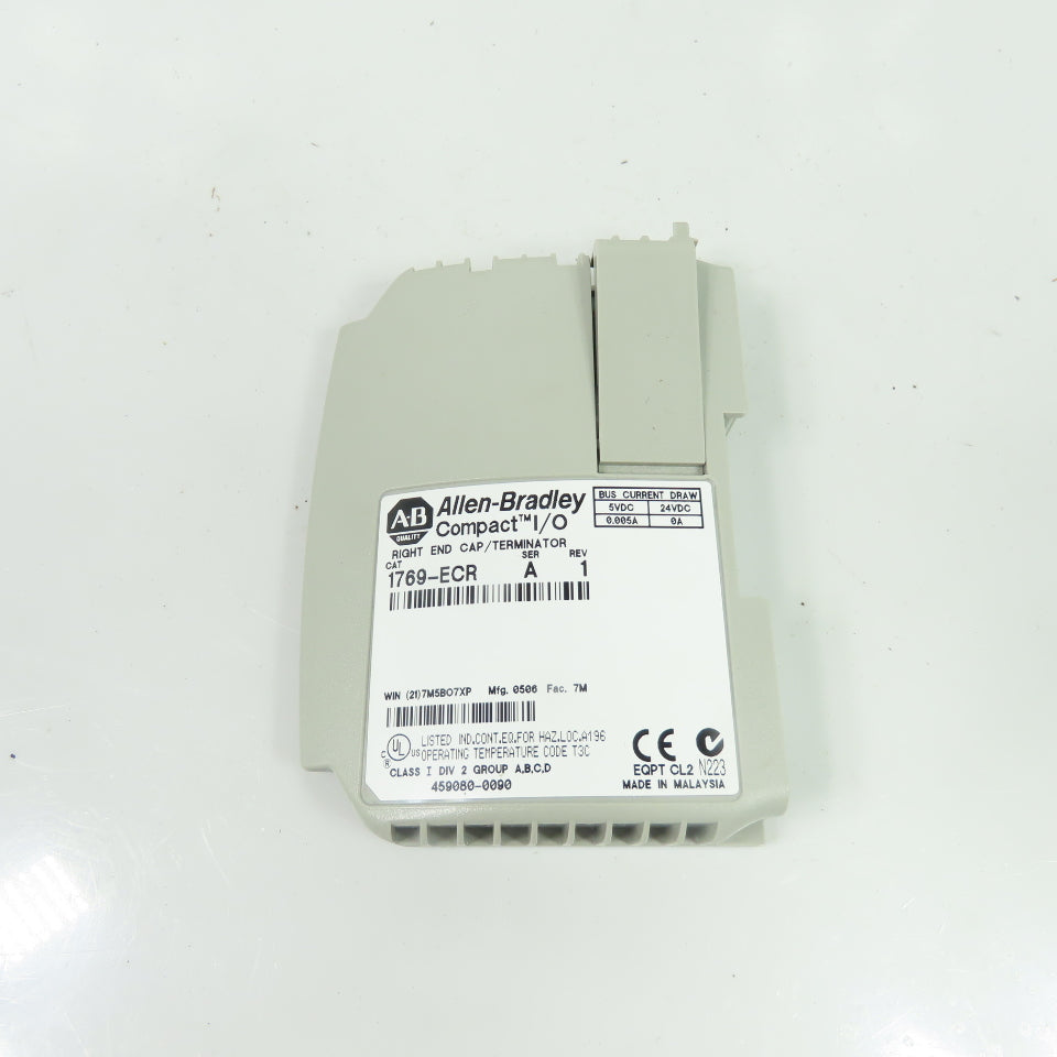 Allen-Bradley 1769-ECR Compact I/O Right End Cap Terminator Ser A Rev 1