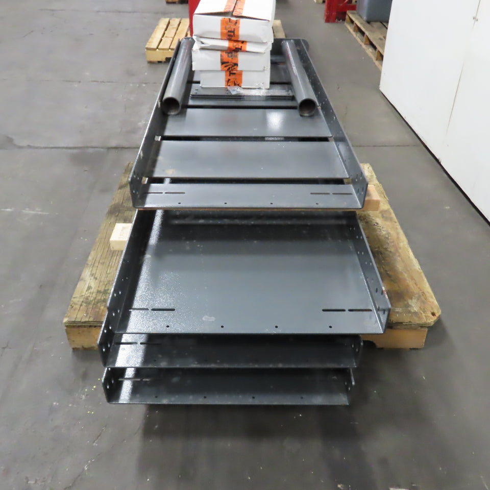 TigerStop 23' Long x 24" Wide Infeed / Outfeed Roller Table System (No Rollers)