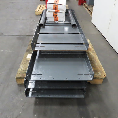 TigerStop 23' Long x 24" Wide Infeed / Outfeed Roller Table System (No Rollers)