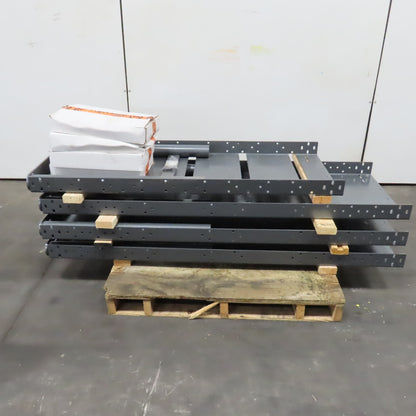 TigerStop 23' Long x 24" Wide Infeed / Outfeed Roller Table System (No Rollers)
