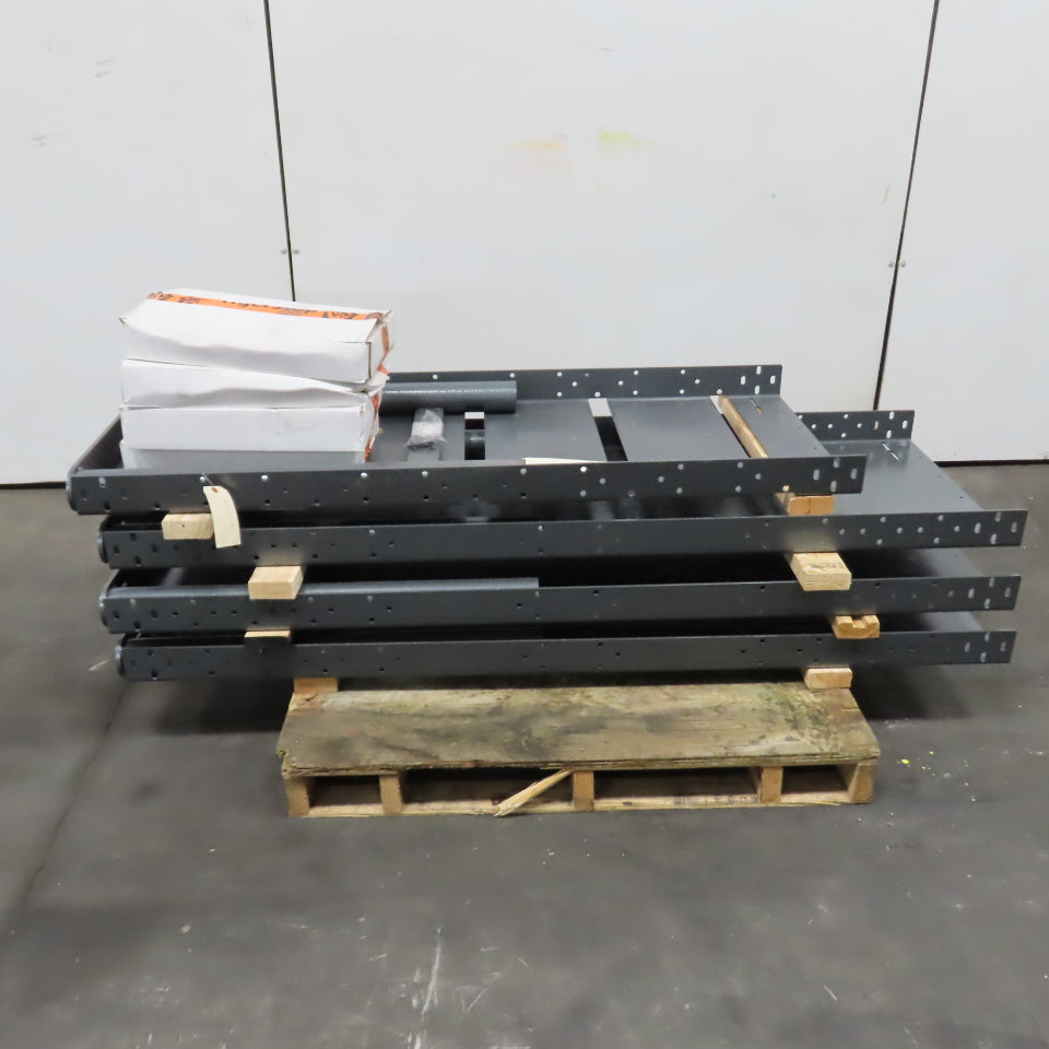 TigerStop 23' Long x 24" Wide Infeed / Outfeed Roller Table System (No Rollers)