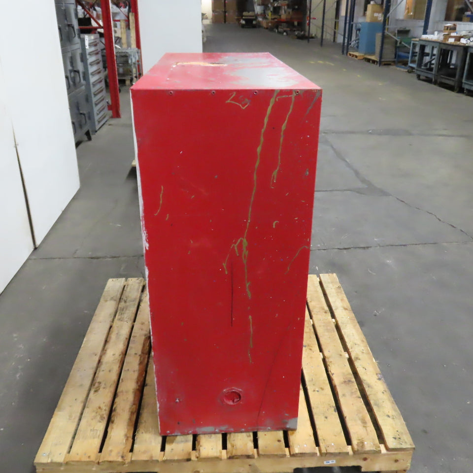 Red 2-Door 30-Gallon Flammable Liquid Safety Storage Cabinet 43" x 18" x 44"