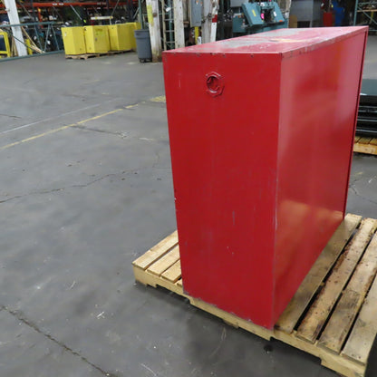 Red 2-Door 30-Gallon Flammable Liquid Safety Storage Cabinet 43" x 18" x 44"